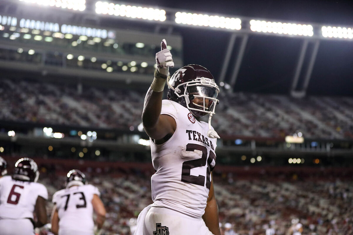 COLUMBIA, SC - 20201107 - Texas A&M Aggies Football vs. South Carolina Gamecocks